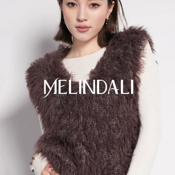 Melinda Li【雪松】梦颖私服法式氛围感仿貂绒羽毛纱宽松毛衣背心