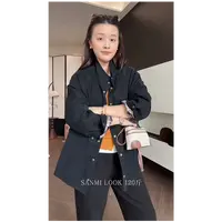 SANMI/叁米   水洗棉拼接格子工装风外套 H230