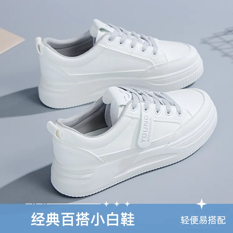 女鞋2025运动春秋休闲百搭透气学生小白鞋秋季薄款网面夏季