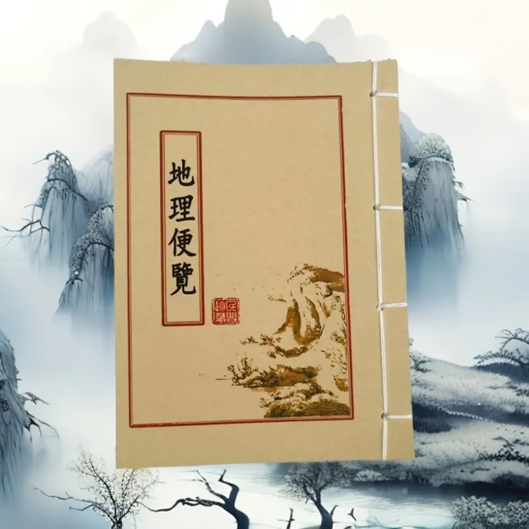 地理便览  民间风水收藏手工线装 山海经 创意笔记本记事本