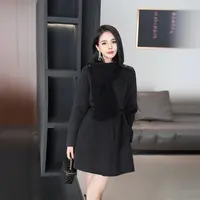 POPULARYW【雾里长安】Z·R上品屋 设计感可拆卸围巾配腰带毛呢外套