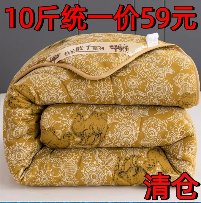 【24小时发货】驼纤绒被子冬被加厚保暖双人棉被春秋冬棉被