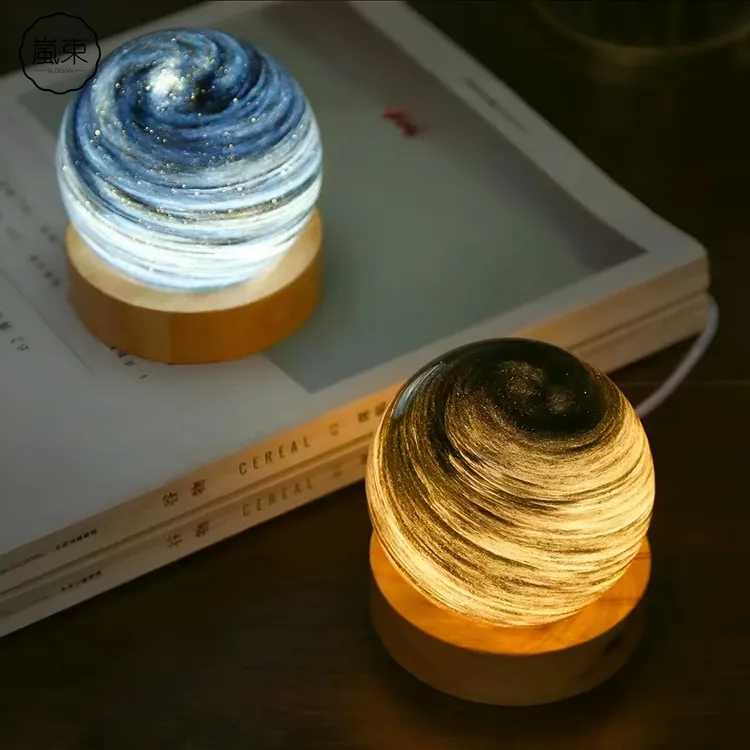 创意星球灯小夜灯星空灯月球灯浪漫氛围灯床头灯卧室台灯生日礼物