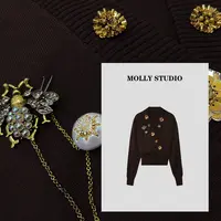 【黛丽小姐】Molly 时尚气质简约 上衣 M2025587