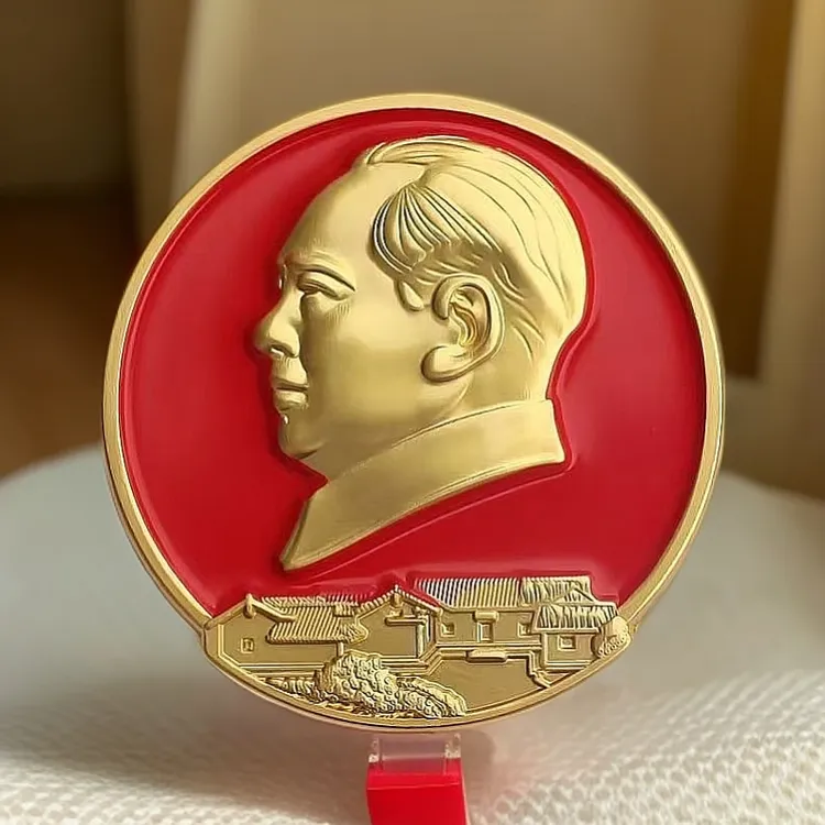合金胸针 毛主席像章故居头像红色徽章胸章毛爷爷胸针伟人胸针