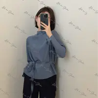 【ART ME】清冷感丝滑舒适醋酸高级两色上衣w2017j1