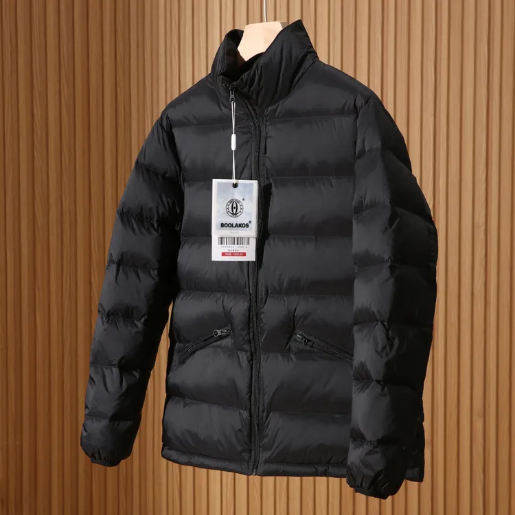 保暖神品！秋冬男士轻量化高蓬松防风防水保暖羽绒服外套/可收纳