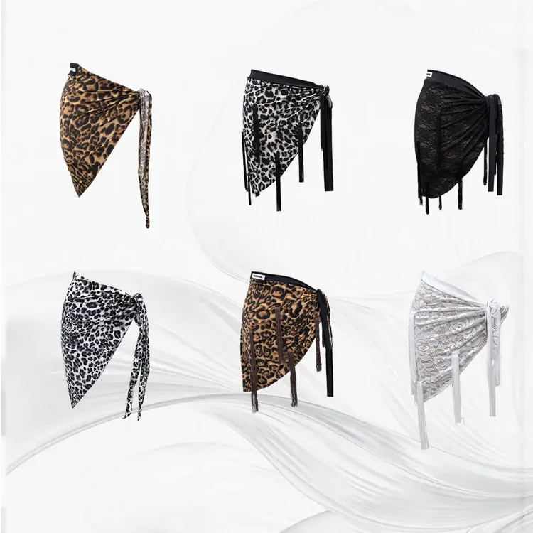 【新款臀巾】拉丁舞女流苏裙摩登舞围裙恰恰舞蹈裙伦巴国标半身裙