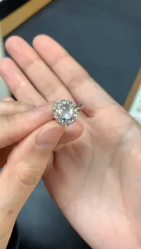 【闪购商品】翡翠戒指18K金镶嵌戒指6980