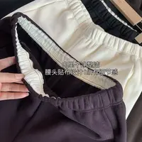 新款韩版简约纯色百搭时尚松紧腰休闲裤KD82586