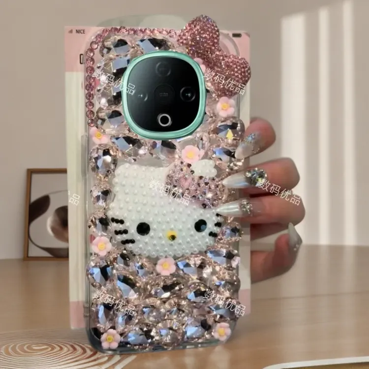Hello kitty适用vivoY300手机壳VIVO高级V2435A新款奢华Y300软壳