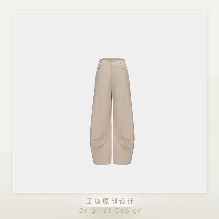 劳拉长裤100%棉王璇原创设计