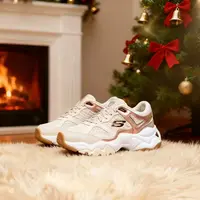 【香槟熊】斯凯奇秋季琥珀流光舒适老爹鞋软底女鞋休闲运动鞋12958
