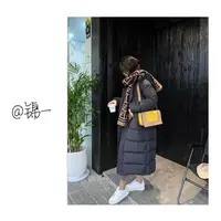 九格长款鹅绒收腰泡芙羽绒服-锦一