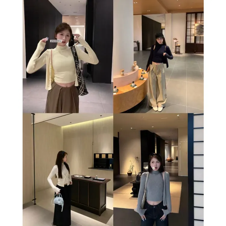 【NAMEROU】“显瘦真两件”早秋薄款修身显瘦针织开衫+背心两件套