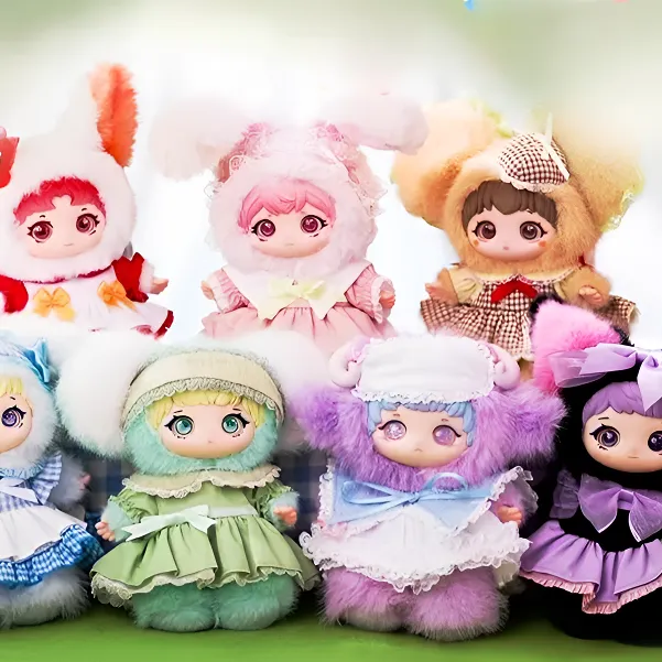 正版又梨萝莉塔秘境茶歇会盲盒手办可爱动物潮玩摆件女生礼物玩具