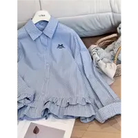 SZKP秋季新款女童装休闲上衣中大童休闲洋气儿童衬衫YLYQ556003
