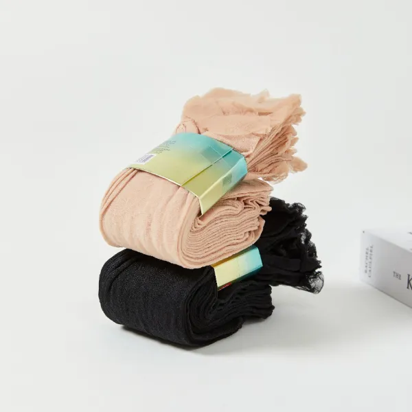 B0013防滑丝袜女2025春夏季透气纯色松口不勒脚不易勾丝女袜