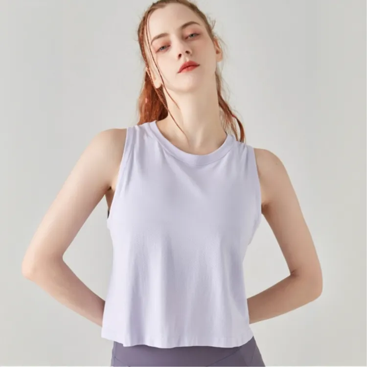 速干透气运动背心吸汗凉感宽松训练女子跑步五分裤瑜伽健身服套装