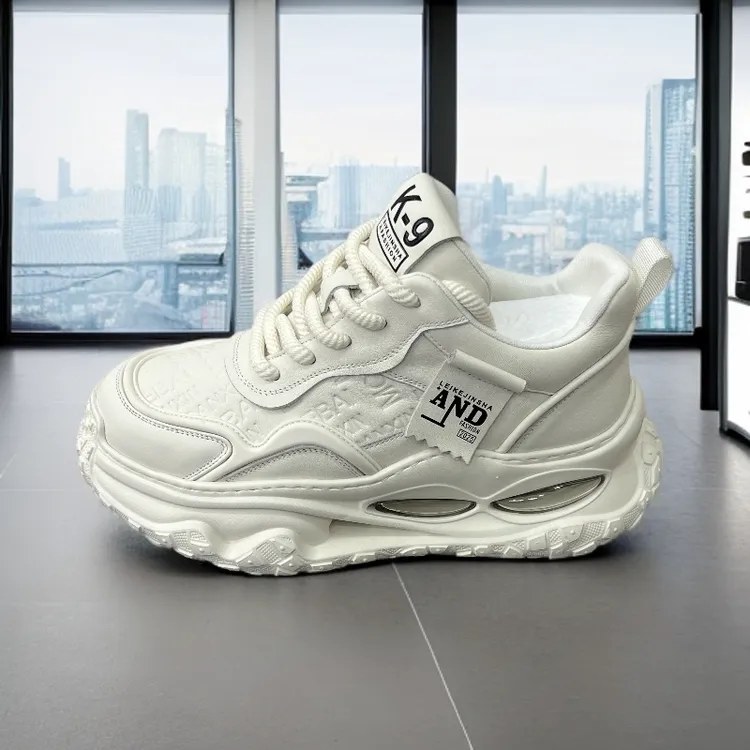 老爹鞋百搭厚底运动鞋透气鞋子白色休闲鞋潮鞋春季男鞋8738