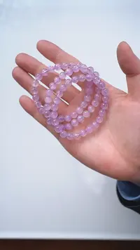 【闪购商品】锂辉石手链未镶嵌q600 紫锂辉手链多样性发一7mm+