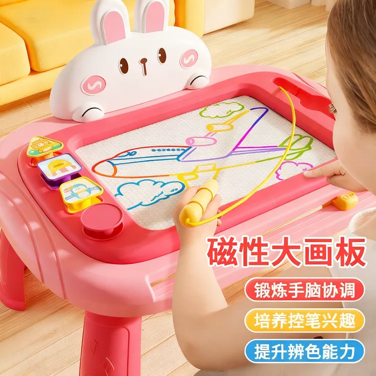 画板1-3岁幼儿儿童画板可擦宝宝早教益智玩具磁力可消除写字板