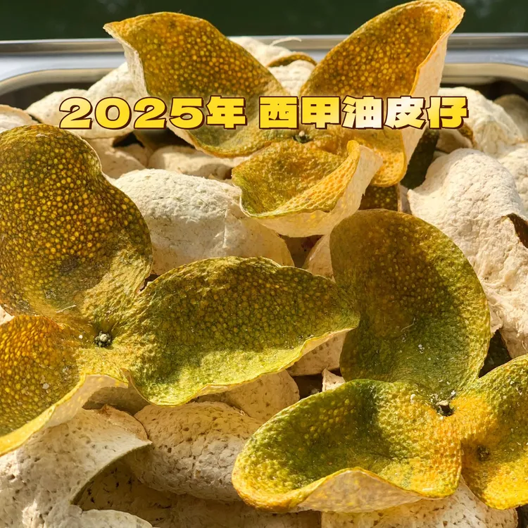 2025年正宗新会陈皮 西甲十三年老树油皮仔