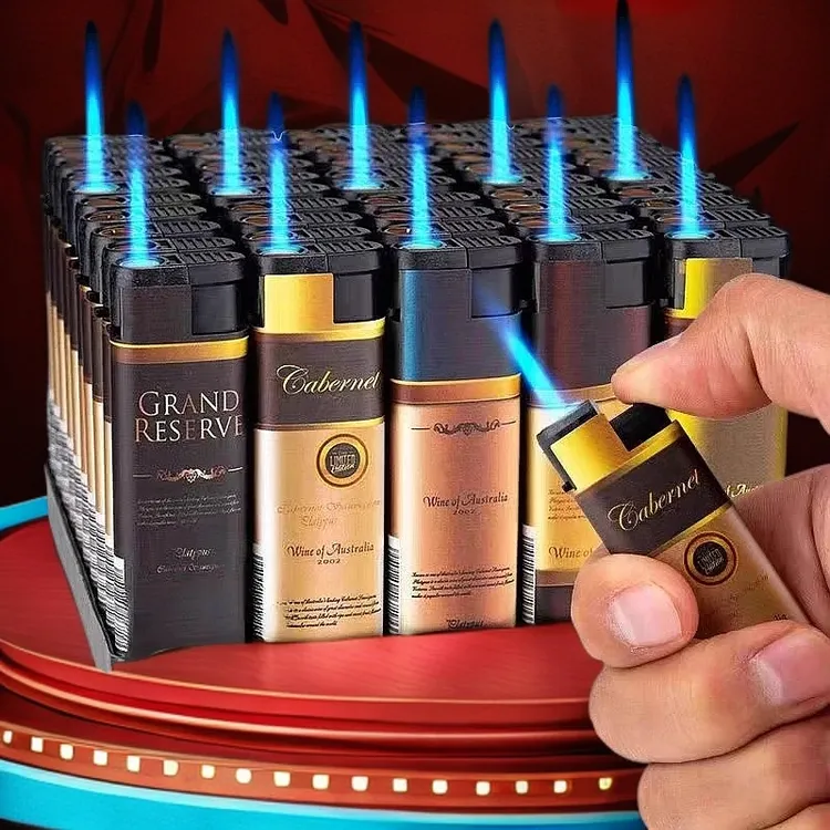 大号加大直冲蓝焰一次性持久耐用防爆防风打火机批发家用耐用实惠