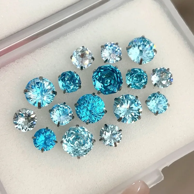 钛钢耳饰 宇宙之心RINGRING商店全员蓝耳骨钉钛钢养耳耳钉