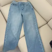 【原 歌】冬季新款加绒加厚长短款笑脸牛仔裤女YG1022