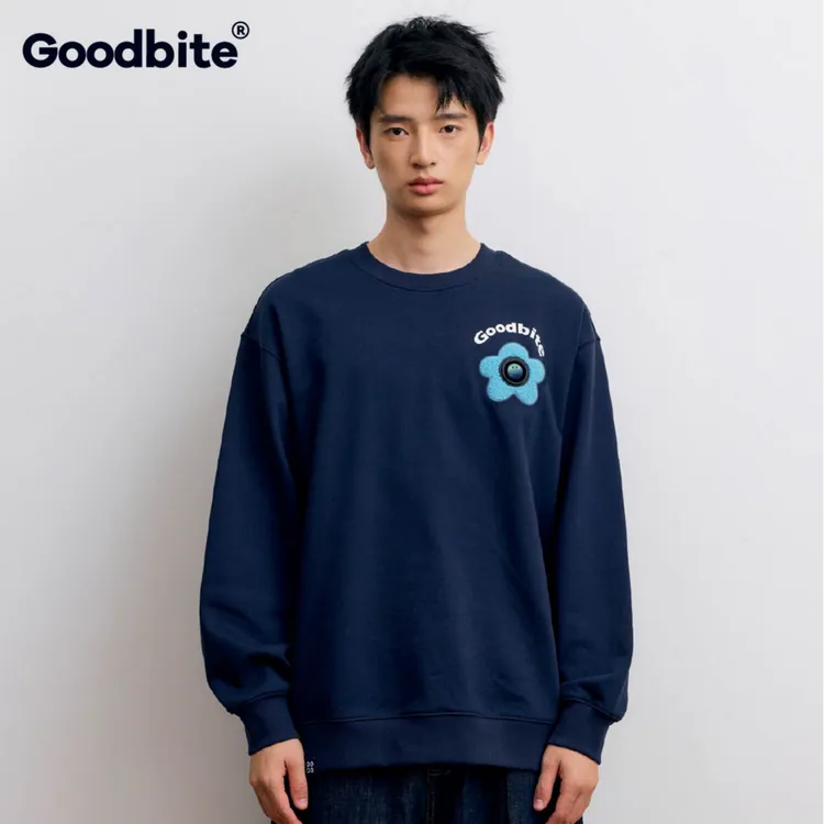 Goodbite表情可动显示屏集成芯片智能圆领卫衣