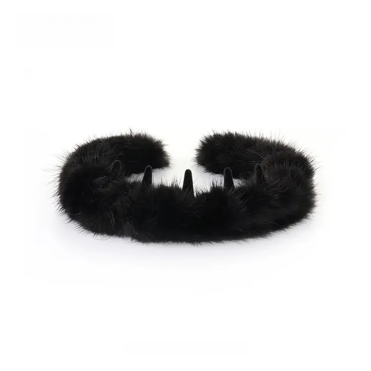 【柔雾轻云】设计师定制款高颅顶百搭齿梳发箍a商品图