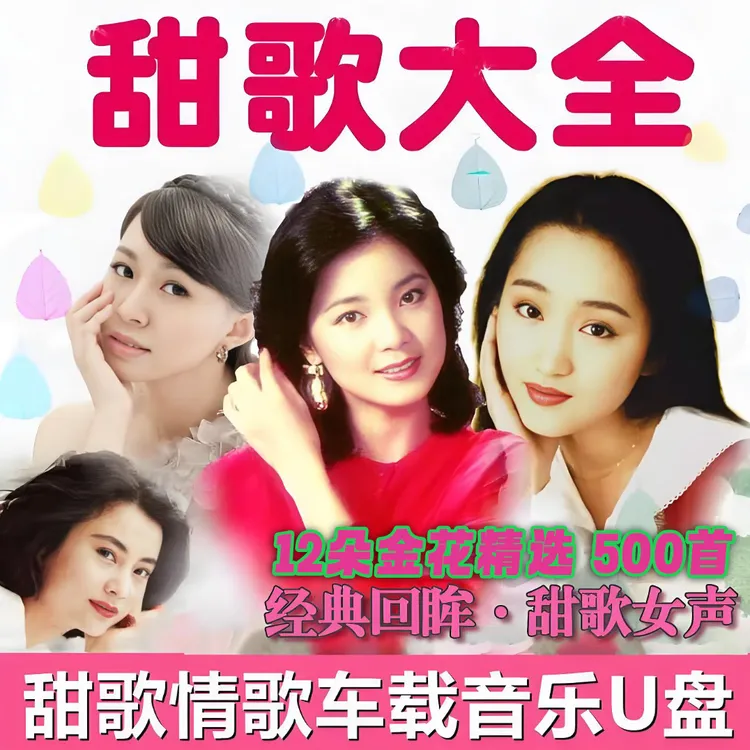 【甄选母带音源】12朵金花甜歌皇后酒廊甜歌u盘车载音乐无损高音