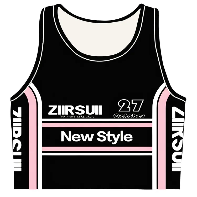 【新品爆款】瑜伽服连体杯白色瑜伽背心防震含胸垫运动跑步健身上衣