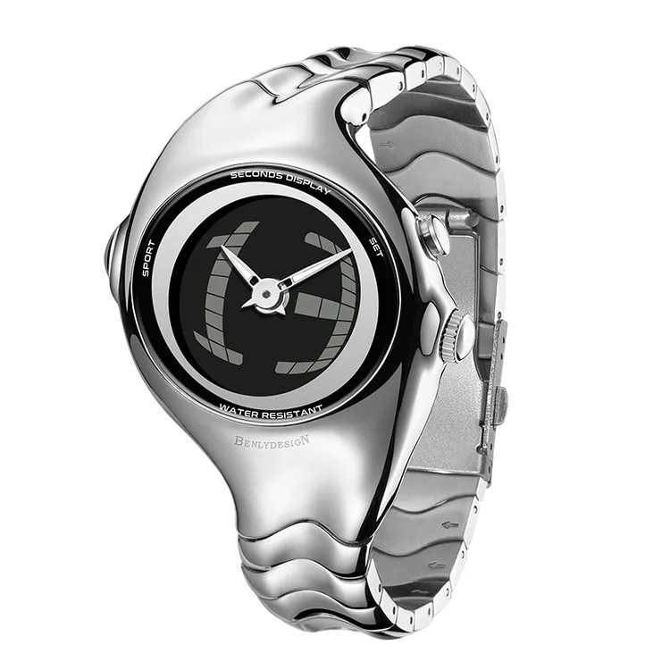IB BENLYDESIGN跳秒鱼眼中古千禧Y2K手表小众高级设计感GL570