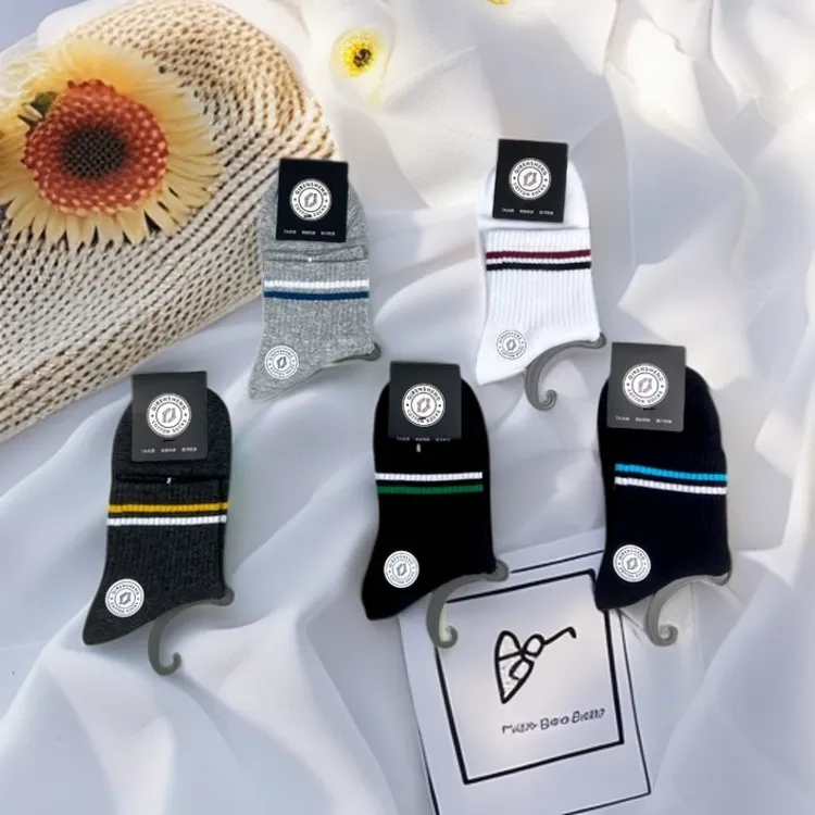 新款男中筒时尚防臭棉袜无骨防臭纯棉袜子纯棉100%全棉防臭