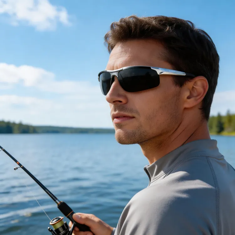 【明星同款】开车偏光太阳镜男士墨镜户外运动骑行驾驶眼镜铝镁眼镜商品图