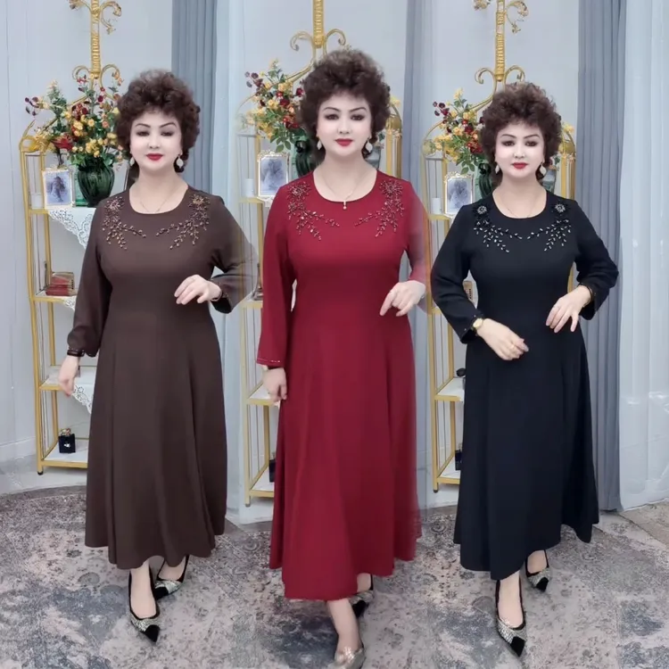 新款时尚网红大码女装连衣裙