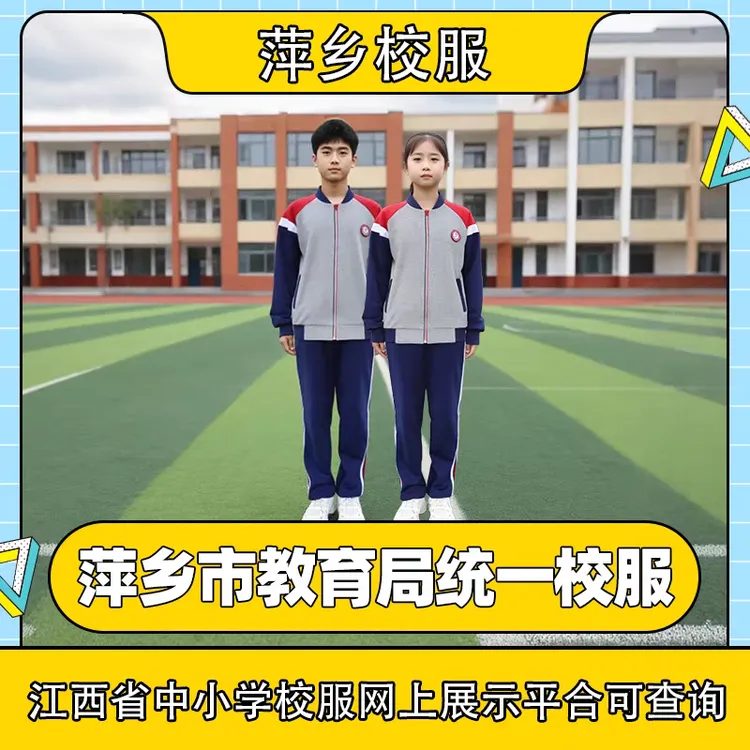 江西省萍乡市中小学春秋季统一长袖外套长裤运动校服初中学院风