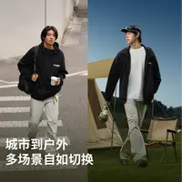 李宁卫衣男士女士25新品CF-溯户外系列开衫外套茄克运动服AWDV915