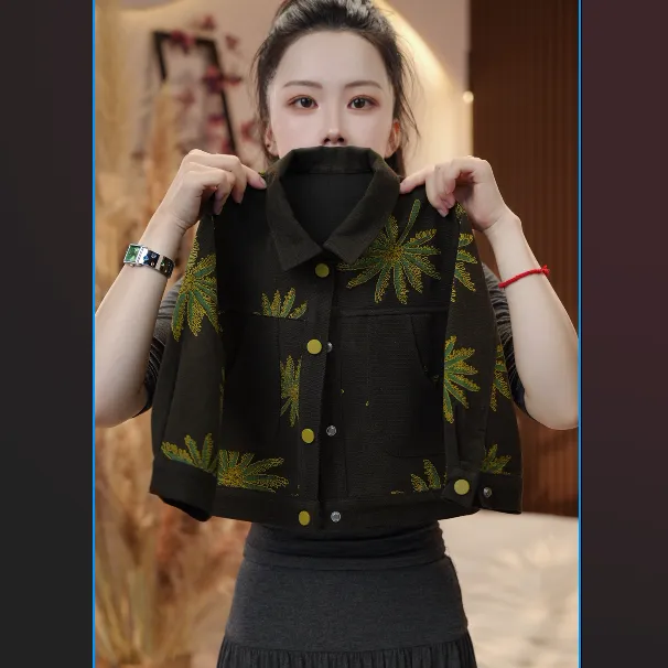 【麦布麦】秋季新款儿童洋气小众重磅时尚设计师提花外套SQNT1656
