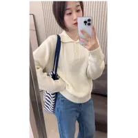 Y.M | 老友记 双面立体绞花 韩系减龄Polo针织毛衣25900
