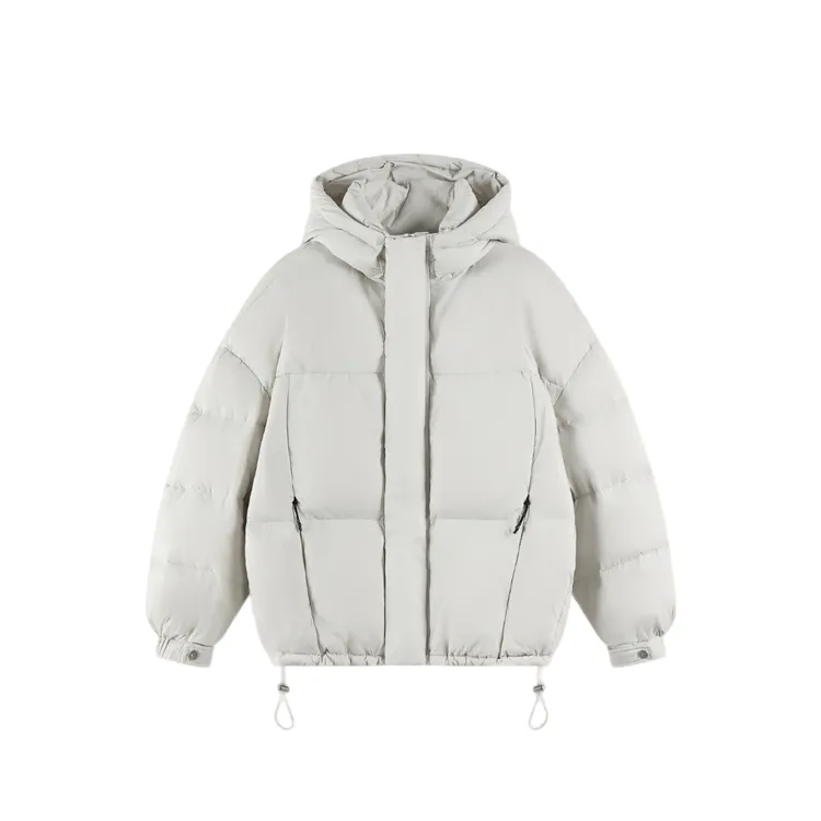 『拥抱37º』零感云朵泡芙90白鸭绒可拆卸连帽面包羽绒服