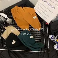 18180高端专享冬季加绒休闲长裤黄色