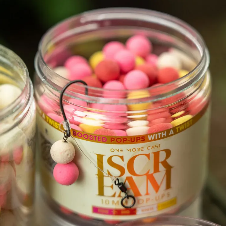 英国OMC iScream奶油坚果10mm混合四色弹出丸饵