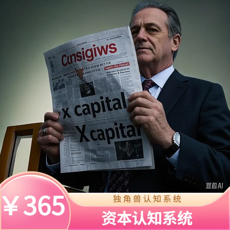 资本认知系统&独角兽特训营 与投融资无关 仅为学习