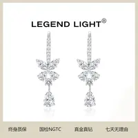 实验室培育钻石【魏凡舒粉丝专享】蝴蝶仙子18K金钻石耳扣TY2504