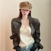 THREE GOOOD/三吉【有竹专属】甜心段带 纯欲蕾丝花边刺绣吊带内搭