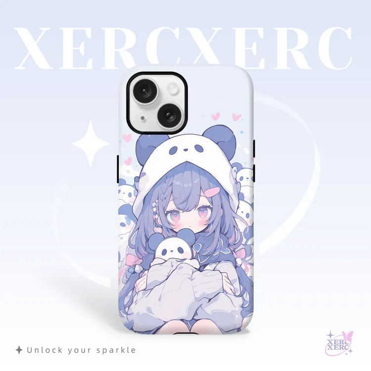 棉花·萌妹日系可爱原创菲林二合一适用iphone苹果卡通动漫手机壳