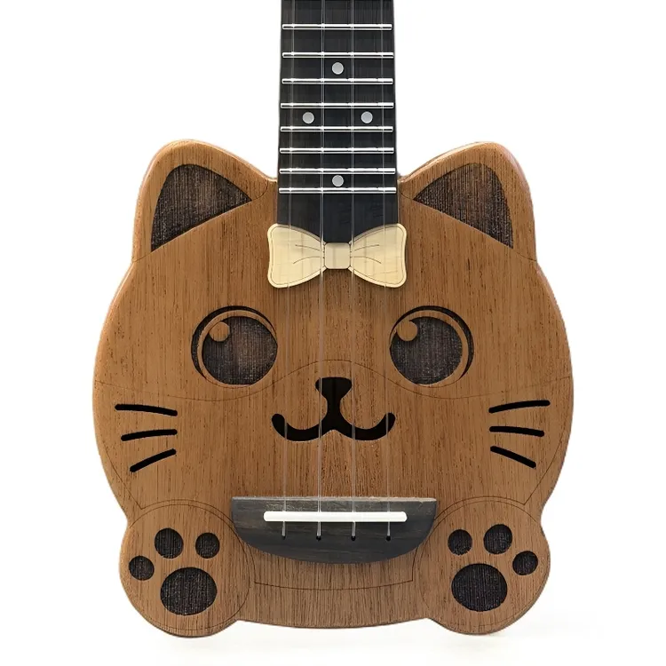 【跨年礼物】新款预售谦梦小猫崽尤克里里全实木